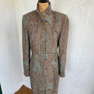 Carlisle Wool and Silk Vintage Coat